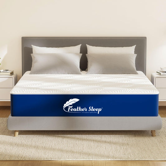 Feather Sleep Cooling Gel OrthoCool Gel Infused Foam Mattress with HR Foam Base | Orthopedic