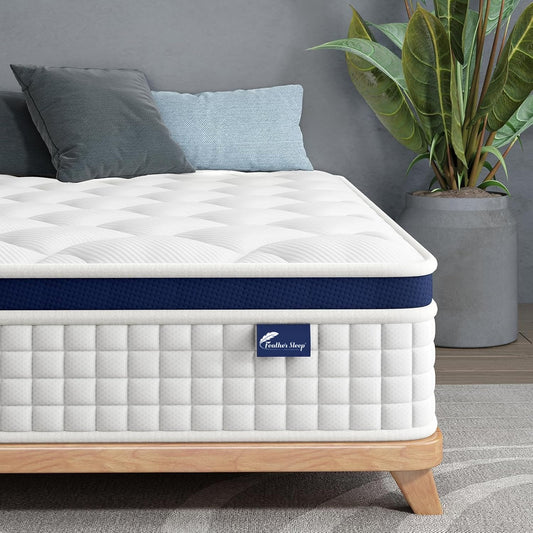 Feather Sleep 5 Zoned Pocket Spring Mattress | High Resilience & Memory Foam mattress