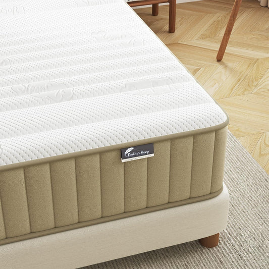 Feather Sleep Dual Comfort Memory Foam Mattress | 3 Layered Firm Support Dual Side