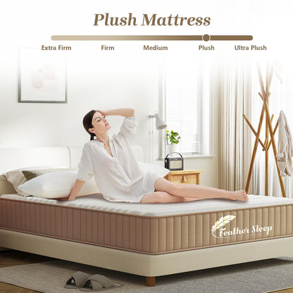 Feather Sleep Dual Comfort Memory Foam Mattress | 3 Layered Firm Support Dual Side