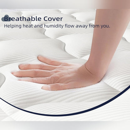 Feather Sleep 5 Zoned Pocket Spring Mattress | High Resilience & Memory Foam mattress
