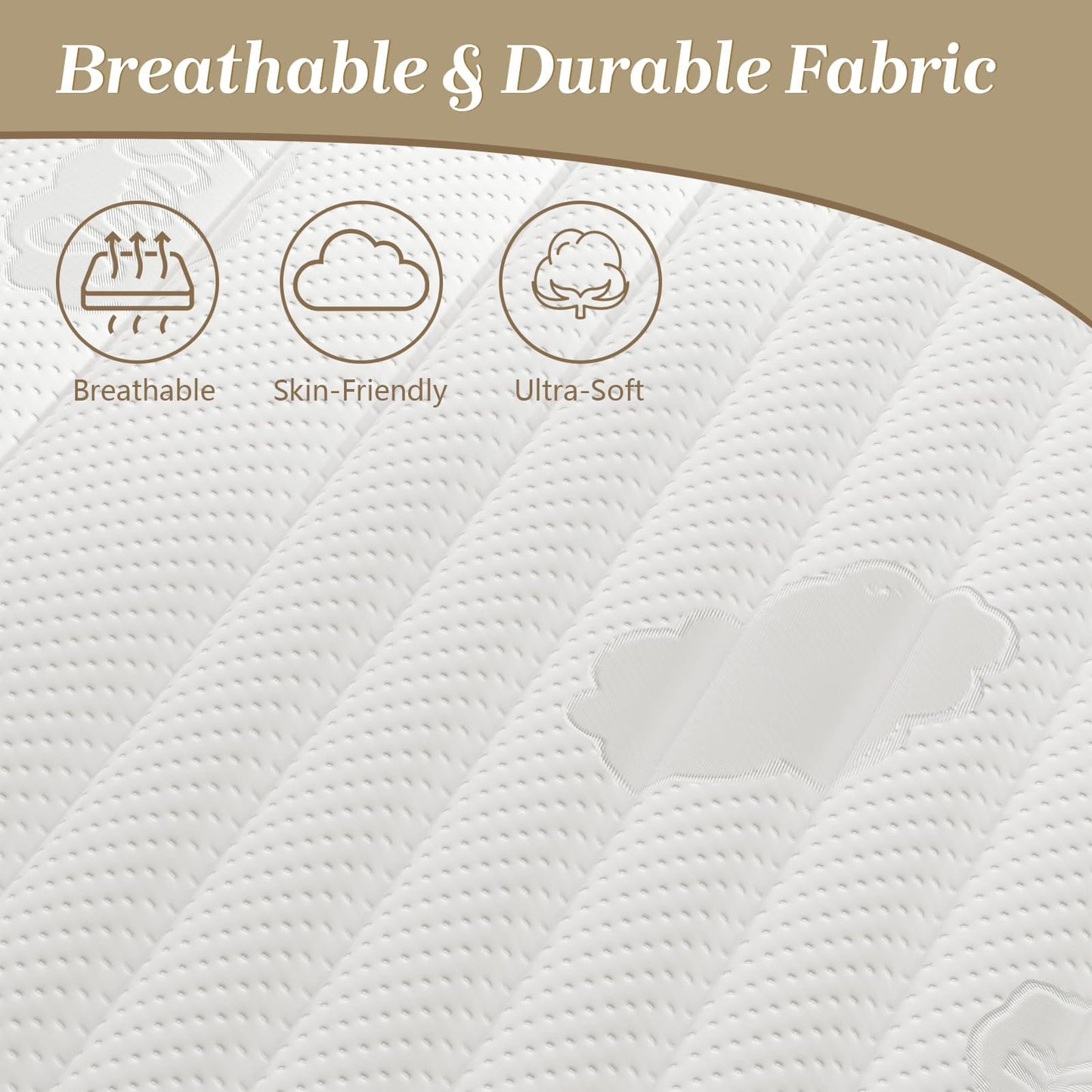 Feather Sleep Dual Comfort Memory Foam Mattress | 3 Layered Firm Support Dual Side