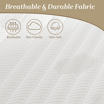 Feather Sleep Dual Comfort Memory Foam Mattress | 3 Layered Firm Support Dual Side