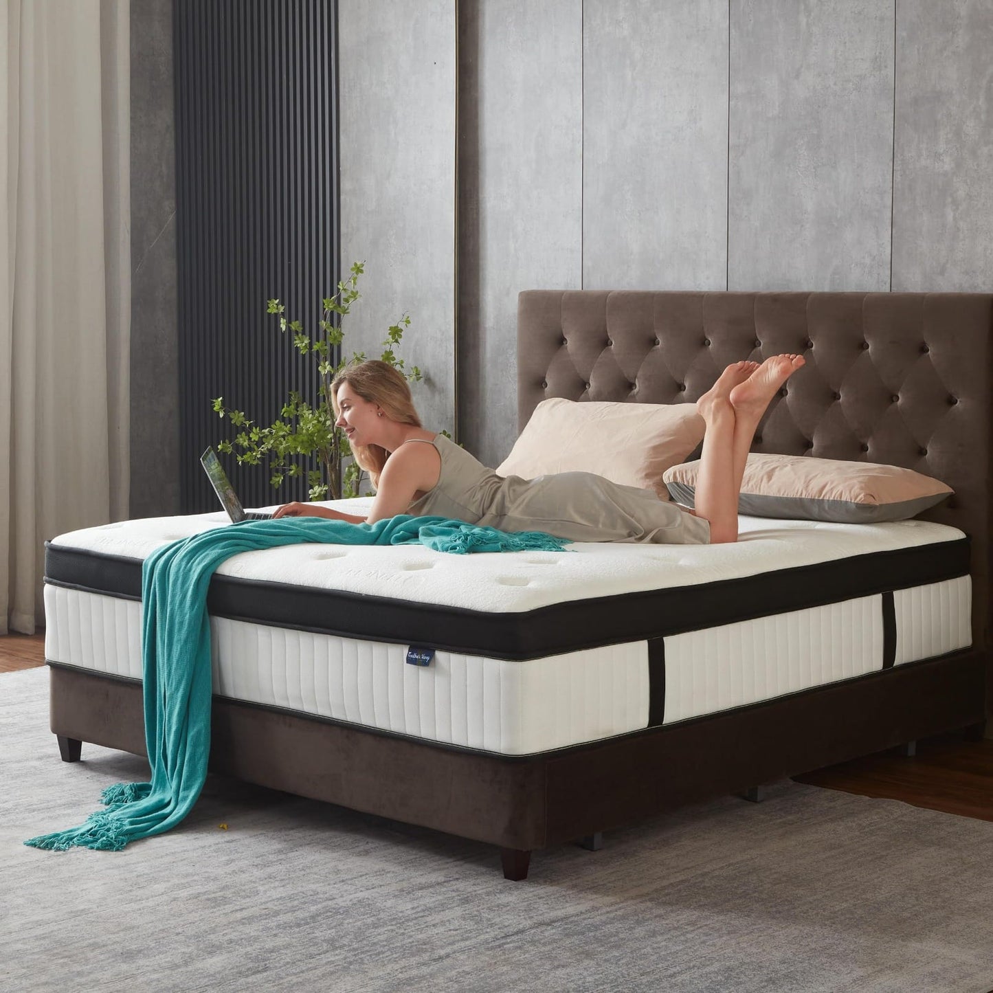 Feather Sleep Orthopedic Mattress – 7 Layers of Cooling, Cushioning, and Core Support