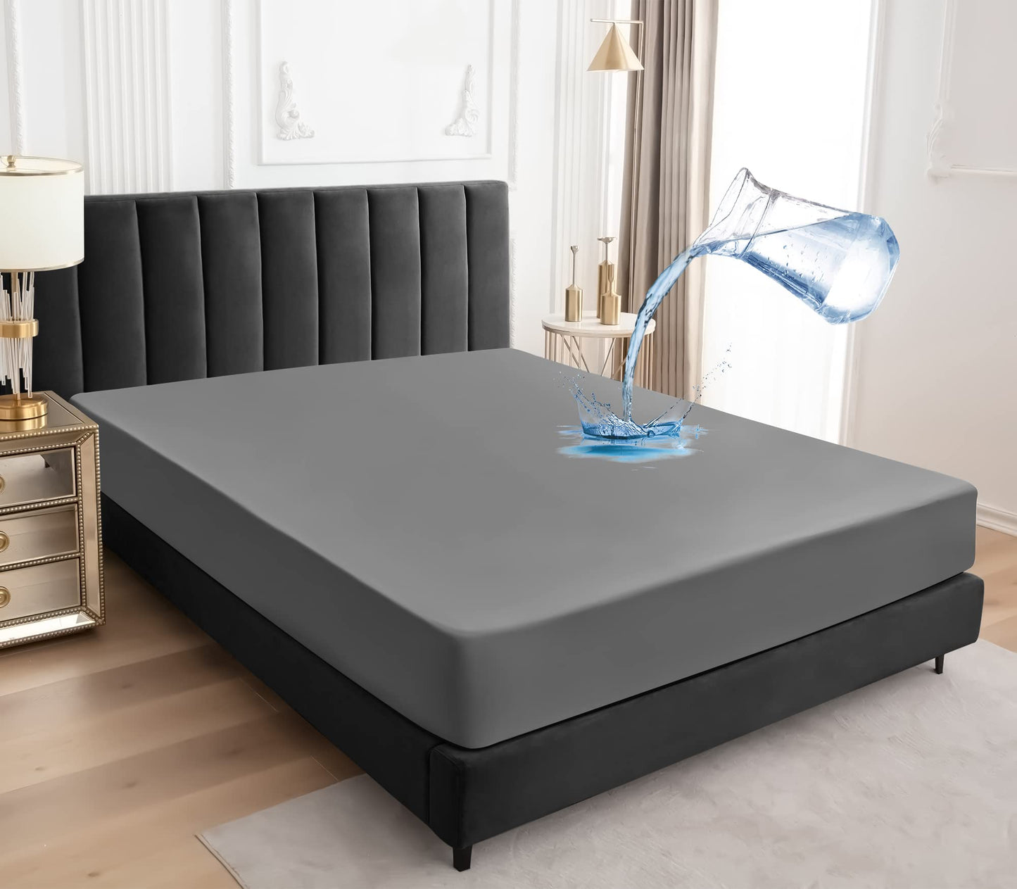 mattress protector for spill protection
