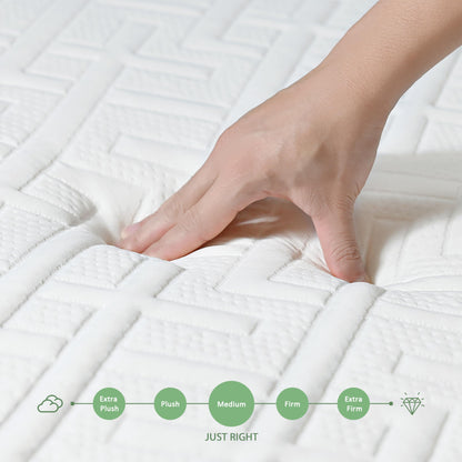 Memory Foam Mattress – Triple Layer Dual Comfort & Orthopaedic Mattress High Resilience Foam Support